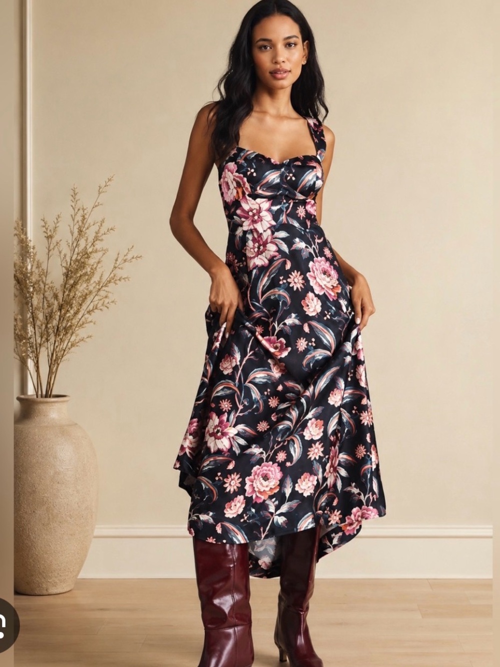 Anthropologie - Jocelyn Sleeveless Slip Midi Dress by Maeve